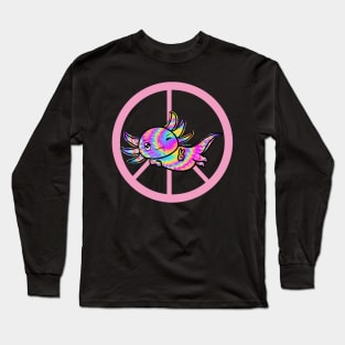 Peacealotl - TyeDye Long Sleeve T-Shirt